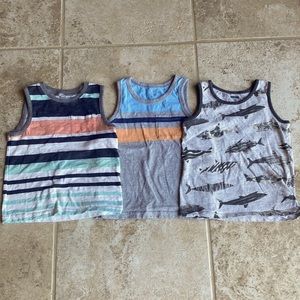 Toddler Boys 5T tank tops - Carters, Gap & Old Navy